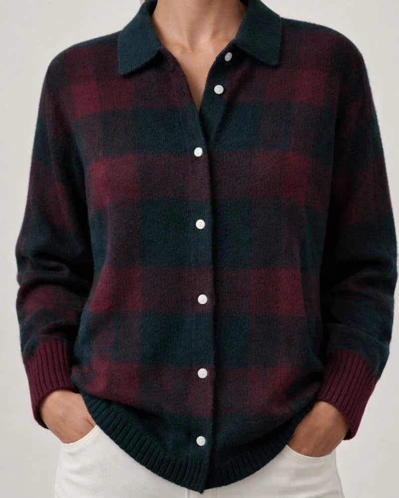 New Arrival Cross-Border Women's Shirt Collared Cardigan Top Knit 3D Print Christmas Fall/Winter | JRSEE:4b33d82c-37a3-4bd8-9a51-adfc6bc6e274
