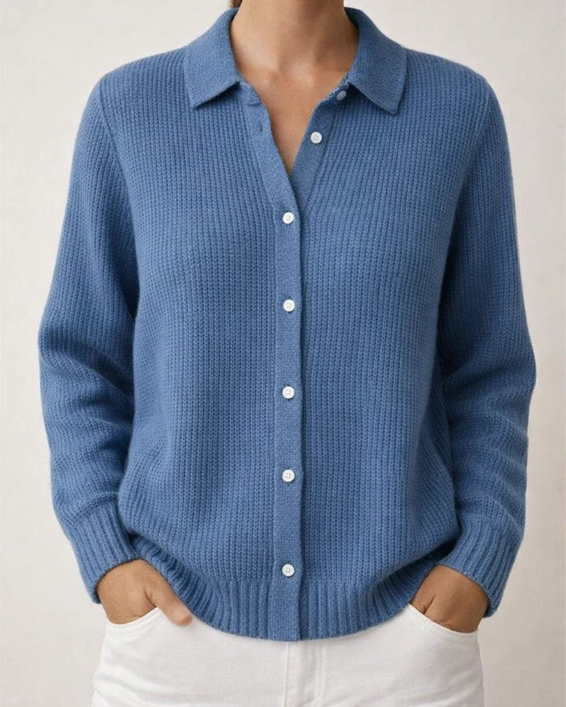 New Arrival Cross-Border Women's Shirt Collared Cardigan Top Knit 3D Print Christmas Fall/Winter | JRSEE:a651fb3b-485c-4318-8dc4-b7fe53c252ec