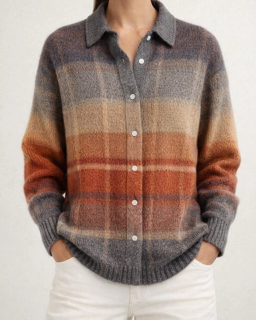 New Arrival Fall/Winter Women's Shirt Collar Cardigan Top Printed Knit 3D Print Christmas Sweater | JRSEE:f44ace86-fb30-42eb-802e-ebc7b113e844