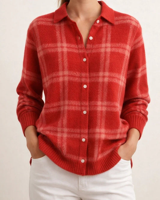New Arrival Fall/Winter Women's Shirt Collar Cardigan Top Printed Knit 3D Print Christmas Sweater | JRSEE:d1caaccb-016f-4258-9c7d-aed8691a685e