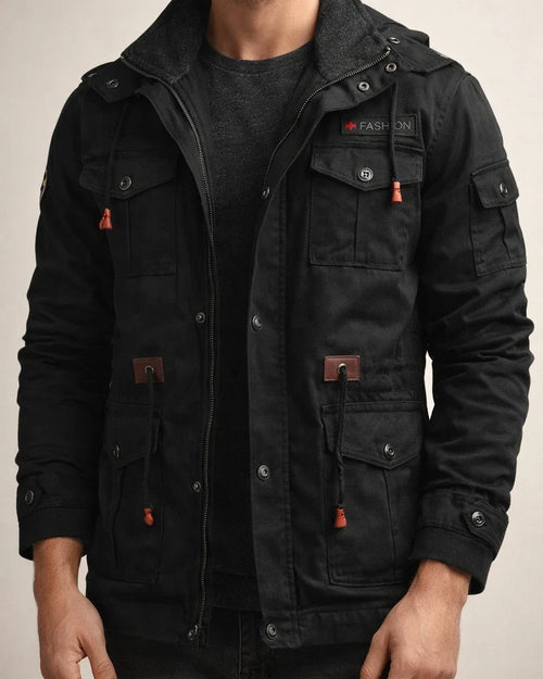 New Arrival Men's Casual Mid-Length Cotton Twill Trench Coat Jacket | JRSEE:88d6228a-90af-4d52-8193-66dcd88e4a57