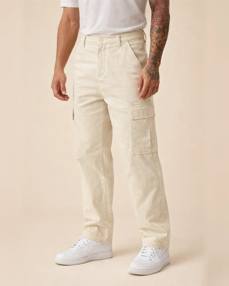 New Arrival Men's Fall Solid Color Casual Sports Relaxed Fit Tapered Workwear Pants | JRSEE:e090b5c6-57f0-4c2a-bfe7-51dbc38dd96b