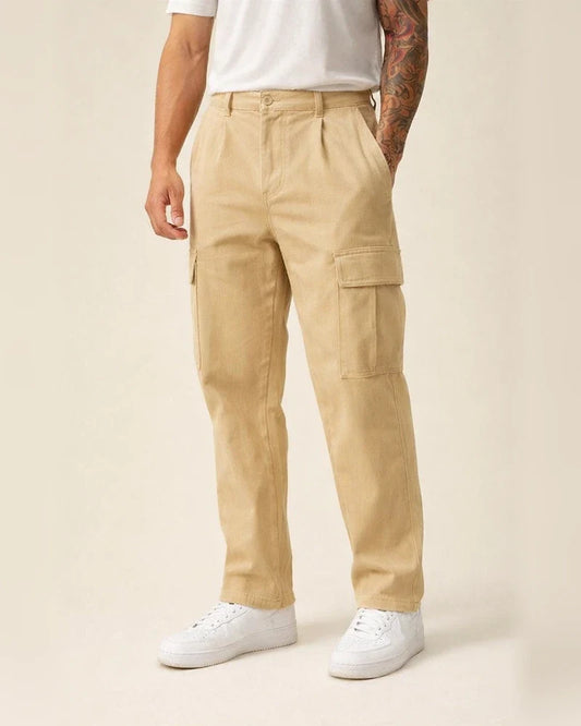 New Arrival Men's Fall Solid Color Casual Sports Relaxed Fit Tapered Workwear Pants | JRSEE:544e2669-05c5-41cc-a172-853cbb5cb195