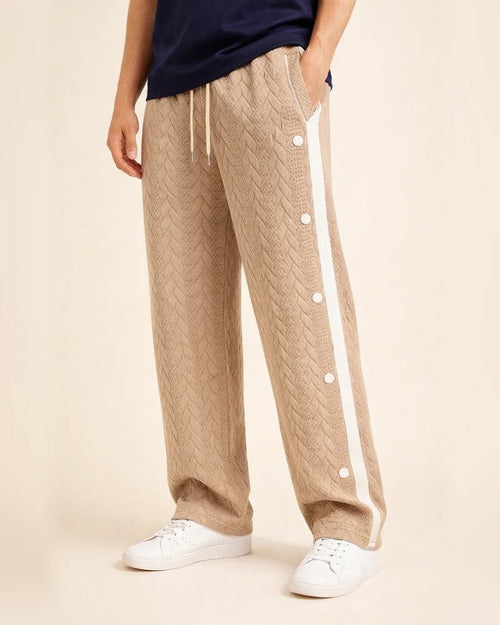 New Arrival Men's Jacquard Button Casual Pants - Thickened All-Season Long Pants | JRSEE:2a4db940-2da1-40be-a891-2456d09f2690