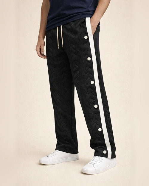 New Arrival Men's Jacquard Button Casual Pants - Thickened All-Season Long Pants | JRSEE:eab8d564-0ef8-4ebd-ab07-c67f1c4c4290