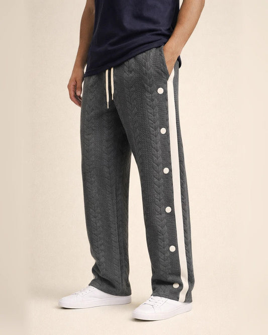 New Arrival Men's Jacquard Button Casual Pants - Thickened All-Season Long Pants | JRSEE:c9af8a21-ddeb-4575-b825-c843518f899c