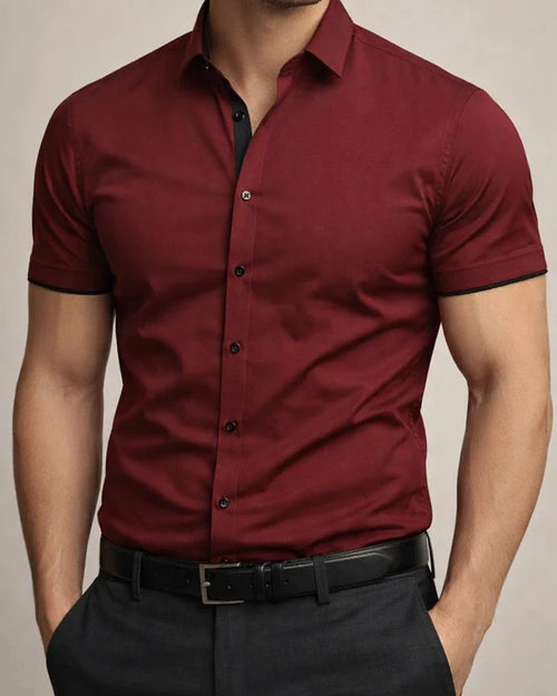 New Arrival Men’s Short-Sleeve Fitness Shirt Summer Sports Color-Block Casual Shirt | JRSEE:808e91dc-6a18-46aa-845e-b33430b6ca47
