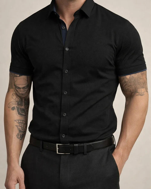 New Arrival Men’s Short-Sleeve Fitness Shirt Summer Sports Color-Block Casual Shirt | JRSEE:0396b6ff-ec10-4789-85c7-4bc91b2480a6