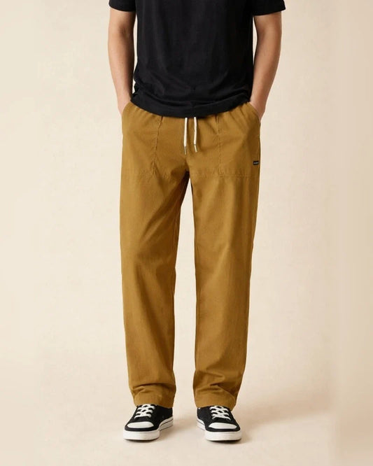 New Arrival Spring/Fall Men's Comfortable Casual Long Pants - Loose-Fit Solid Color Men's Casual Pants | JRSEE:229a9095-3285-4296-a92a-6923ba1186f7