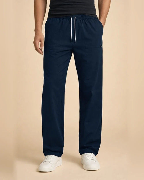 New Arrival Spring/Fall Men's Comfortable Casual Long Pants - Loose-Fit Solid Color Men's Casual Pants | JRSEE:31aeb4b7-ee2f-4429-8ef7-0e4b1cb5e3bb