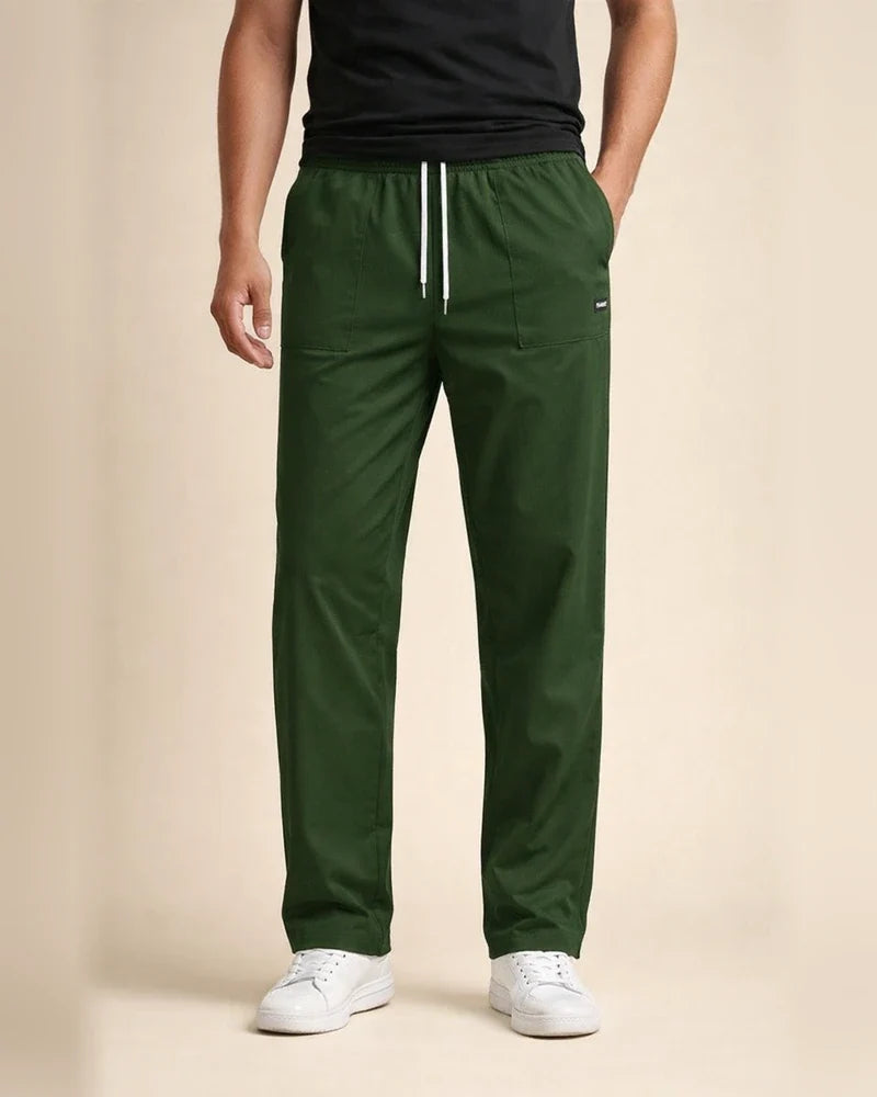 New Arrival Spring/Fall Men's Comfortable Casual Long Pants - Loose-Fit Solid Color Men's Casual Pants | JRSEE:1e038827-69e0-4685-bc9e-89992a14588f