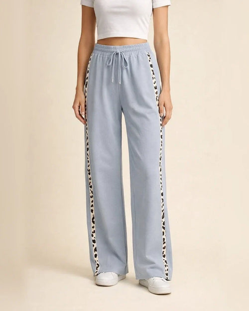 New Arrival Women’s Loose-Fit Casual Wide-Leg Pants with Drawstring Waist in Leopard Print | JRSEE:b7ad12f7-cd32-4937-80ca-c7de5df4d365