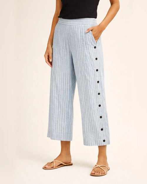 New Arrival Women's Striped Casual Long Pants Fashionable 9-Inch Slim-Fit Pants | JRSEE:536faa72-32c0-4895-b46d-733312e968ee