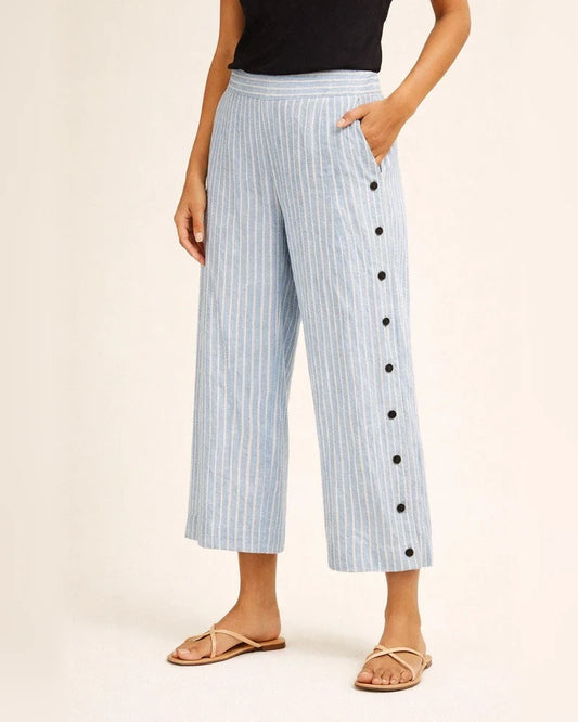 New Arrival Women's Striped Casual Long Pants Fashionable 9-Inch Slim-Fit Pants | JRSEE:536faa72-32c0-4895-b46d-733312e968ee