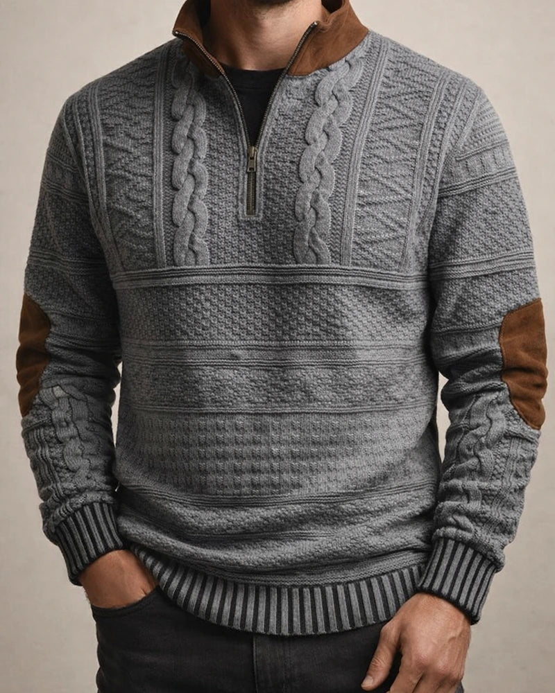 New Autumn and Winter Printed Men's Half Zip Hoodie | JRSEE:80081116-6b50-43d3-a847-4a52c97ae664
