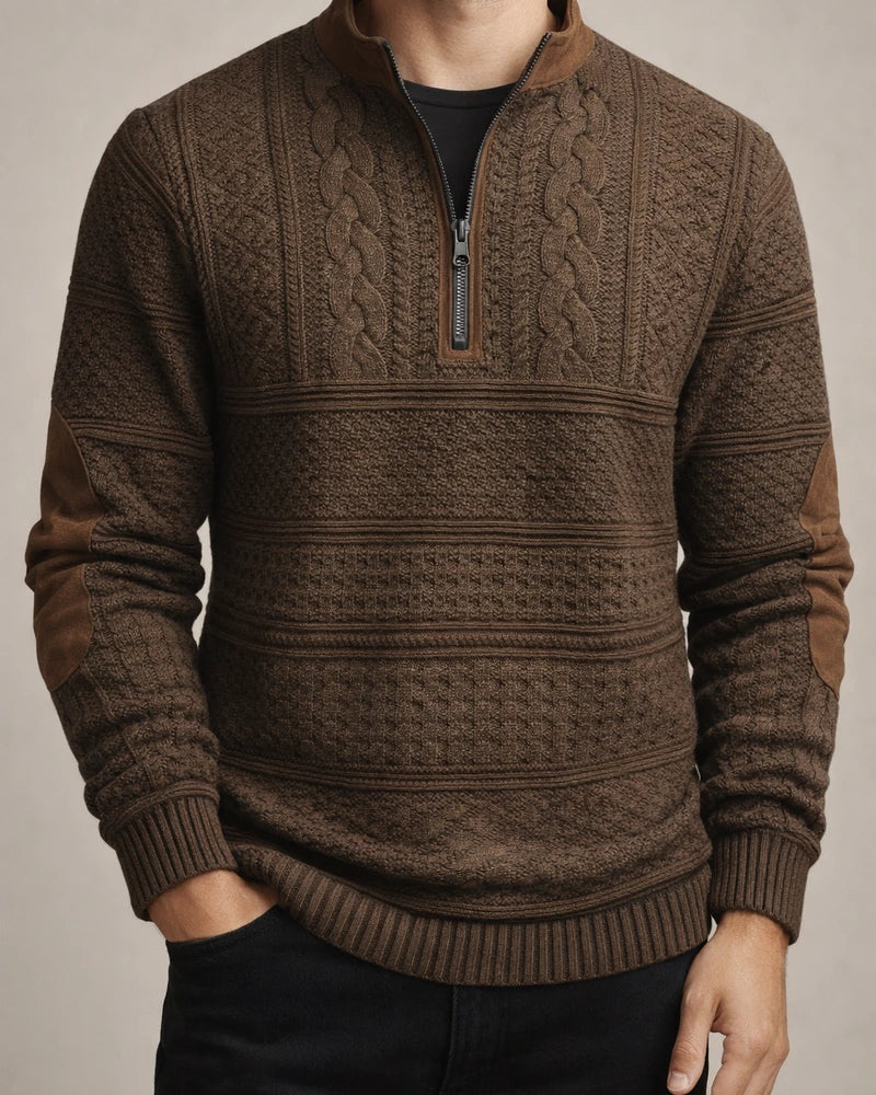 New Autumn and Winter Printed Men's Half Zip Hoodie | JRSEE:8c4276ea-39bf-461b-9788-244780b392bb