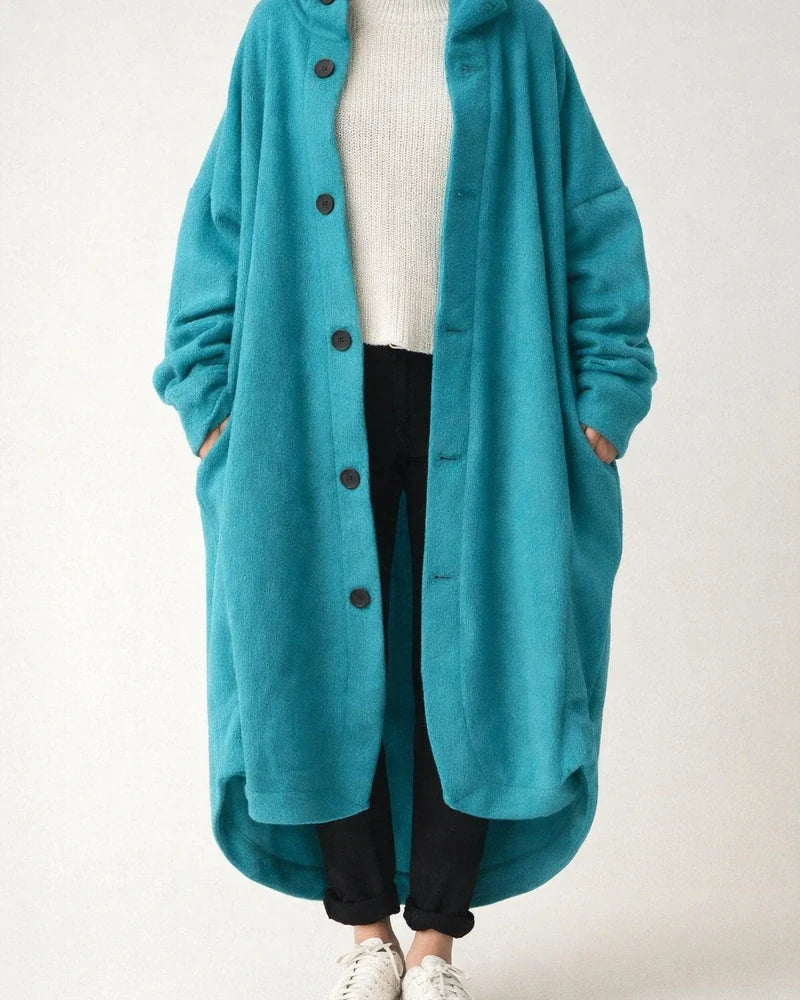 New Autumn and Winter Solid Color Women's Trench Coat Coat Cozy Casual Women's Hooded Mid-Length Coat | JRSEE:f182f7be-2ece-4907-b9aa-8407818533fc