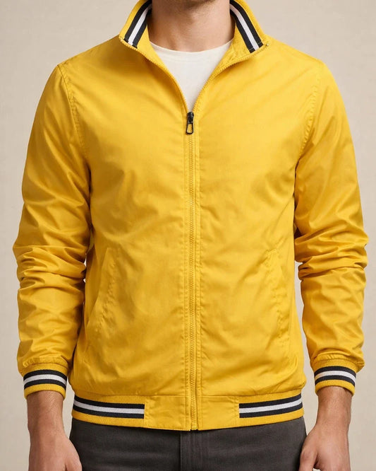 New Casual Side Seam Pockets Jacket Men's Fall Sports Color Blocking Men's Long-sleeved Jacket Men's Clothing | JRSEE:9132b6fb-854d-4310-80d0-7a6de4fd5886