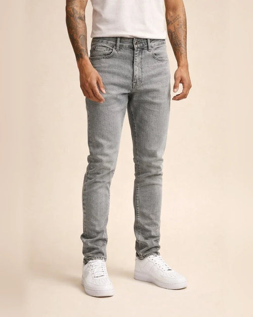New Denim Men's Pants Black Slim High-waisted Denim Leggings Male | JRSEE:03bba3de-8fc2-499f-83b9-b191833d3ea8