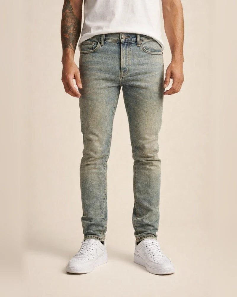 New Denim Men's Pants Black Slim High-waisted Denim Leggings Male | JRSEE:87513ad5-893d-44ba-97c5-a923f0bba55e