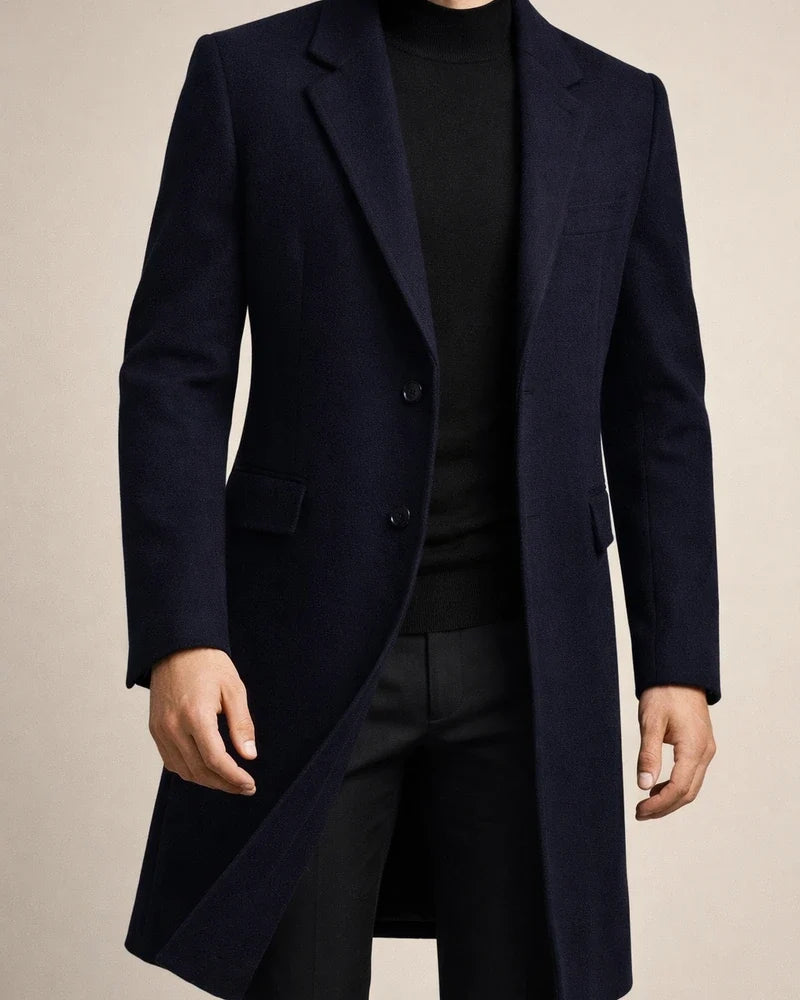 New England Men's Long Section Trench Coat Tweed Coat Men Tweed Jacket | JRSEE:0d35e4d1-8398-490e-a21b-a7b0abff4253