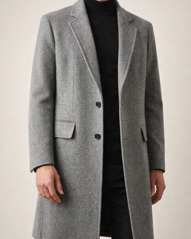 New England Men's Long Section Trench Coat Tweed Coat Men Tweed Jacket | JRSEE:519be507-f153-4464-b9ed-fbe74d6f0eb0