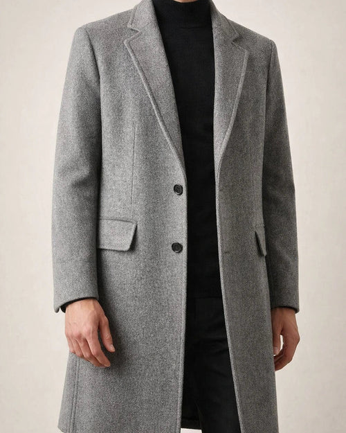 New England Men's Long Section Trench Coat Tweed Coat Men Tweed Jacket | JRSEE:519be507-f153-4464-b9ed-fbe74d6f0eb0