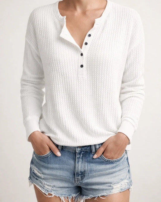 New Fall and Winter Women's Tops Round Neck Open Tube Long-sleeved Urban Casual Solid Color Pullover T-shirt | JRSEE:653e8535-b34a-495d-a58b-be17ef570b4d