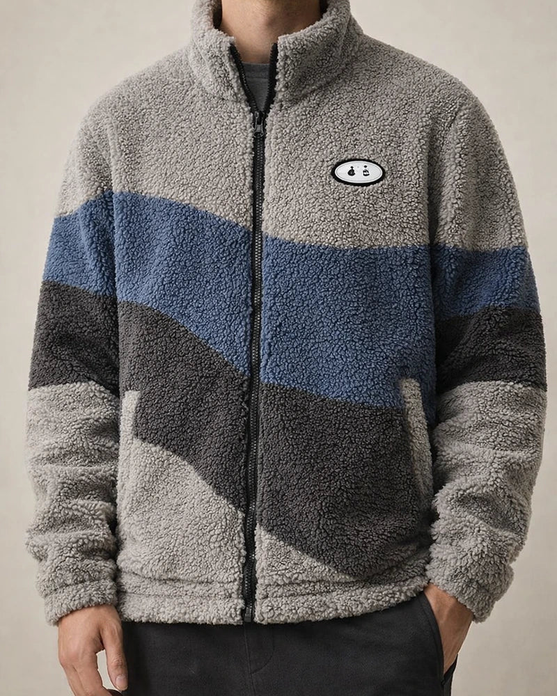 New Fall/Winter Shearling Couple's Jacket Men's Stand Collar Warm Jacket | JRSEE:ec8db07e-a473-42bf-bdb5-c2a0bacbe133