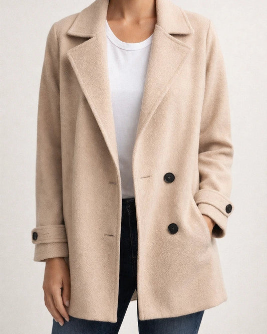 New Fall/Winter Women's Wool Coat - Casual Oversized Lapel Collar Cardigan | JRSEE:02be6e2b-29f5-432a-8fc5-2360db2a05bb
