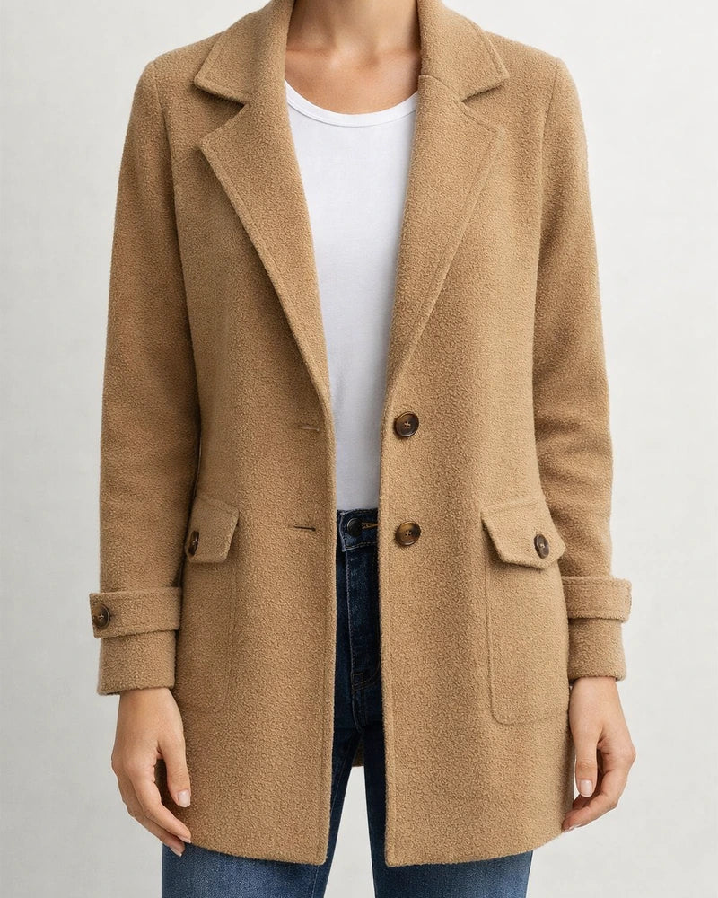 New Fall/Winter Women's Wool Coat - Casual Oversized Lapel Collar Cardigan | JRSEE:0e0b08ee-accd-436c-85db-6396da236272
