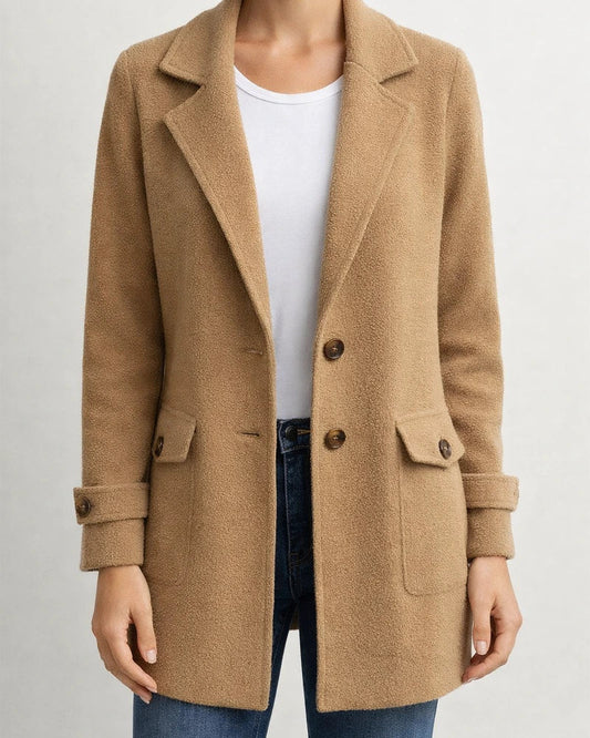 New Fall/Winter Women's Wool Coat - Casual Oversized Lapel Collar Cardigan | JRSEE:0e0b08ee-accd-436c-85db-6396da236272