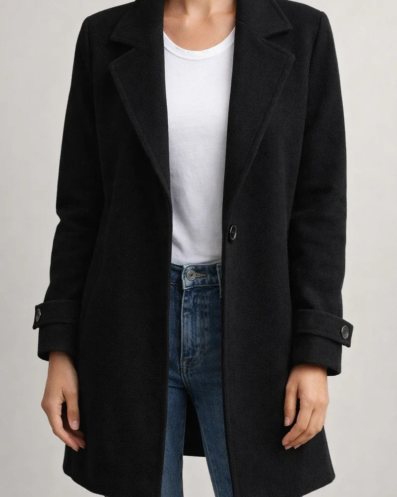 New Fall/Winter Women's Wool Coat - Casual Oversized Lapel Collar Cardigan | JRSEE:9e749d34-a86e-495f-814b-e7ff0a62ec7f