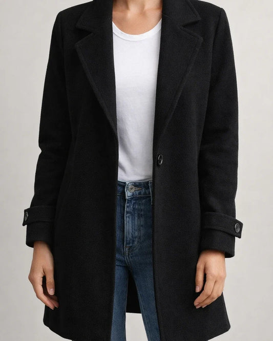 New Fall/Winter Women's Wool Coat - Casual Oversized Lapel Collar Cardigan | JRSEE:9e749d34-a86e-495f-814b-e7ff0a62ec7f