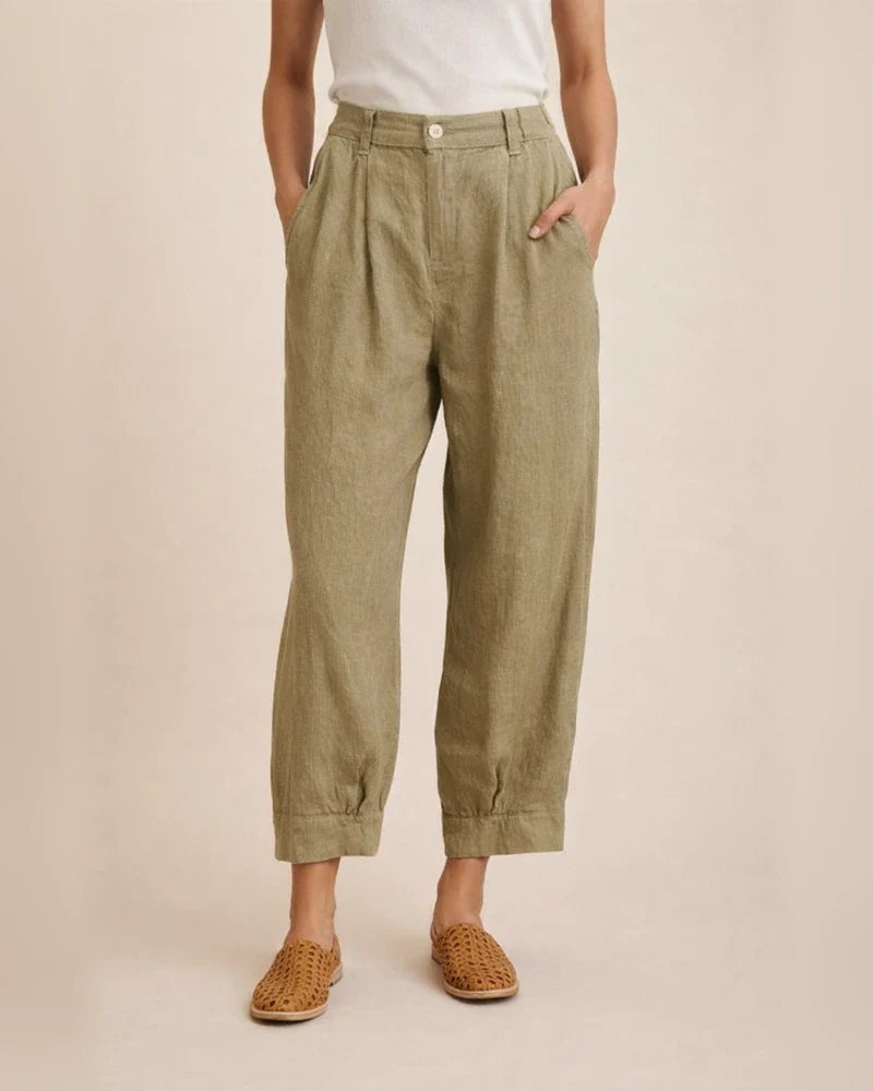 New Loose Large Size Women's Pants Fashion Solid Color Nine Minutes Casual Pants Cotton Pants | JRSEE:eb2aab9d-6e49-44b6-af1e-8e6e68e3c136