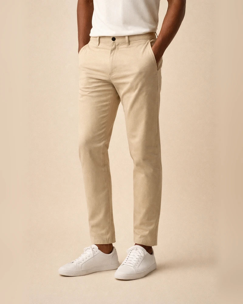 New Men's Casual Pants Breathable Men's Youth Business Cotton Pants | JRSEE:7962a73a-ed42-4f0d-9daa-38e7ed8040f8