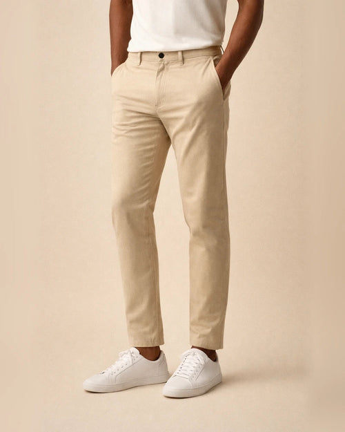 New Men's Casual Pants Breathable Men's Youth Business Cotton Pants | JRSEE:7962a73a-ed42-4f0d-9daa-38e7ed8040f8