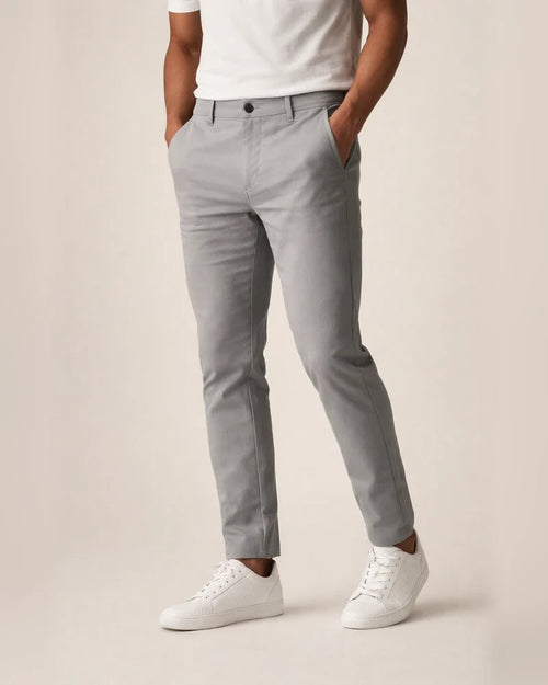 New Men's Casual Pants Breathable Men's Youth Business Cotton Pants | JRSEE:d581c3fa-d57f-4063-a4e4-5f9694a327e7