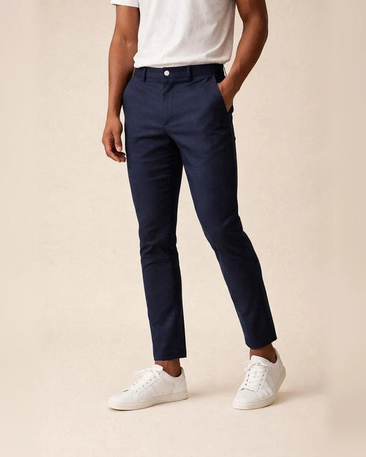 New Men's Casual Pants Breathable Men's Youth Business Cotton Pants | JRSEE:19dd194a-0b7a-472a-95b9-a91367350a9a