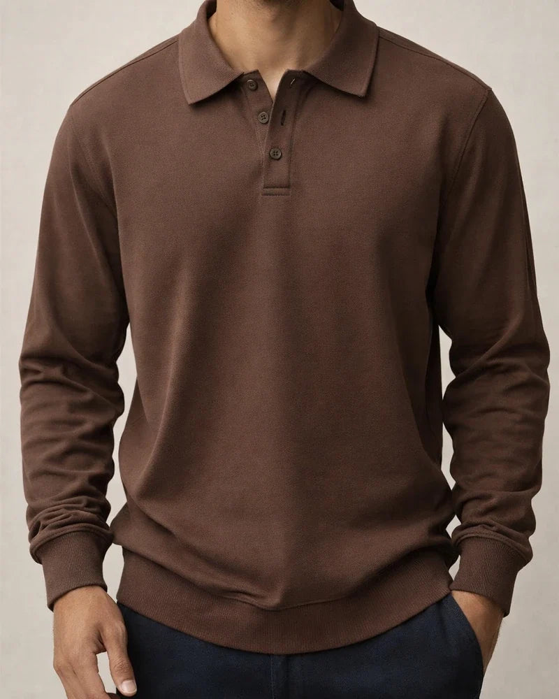 New Men's Fall Outdoor Sports Long-sleeved Polo Shirt Men's Lapel Tops | JRSEE:1d5336c9-337a-435f-9c4c-0ef5934f20d7