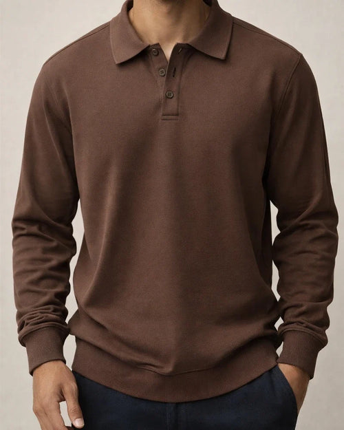 New Men's Fall Outdoor Sports Long-sleeved Polo Shirt Men's Lapel Tops | JRSEE:1d5336c9-337a-435f-9c4c-0ef5934f20d7
