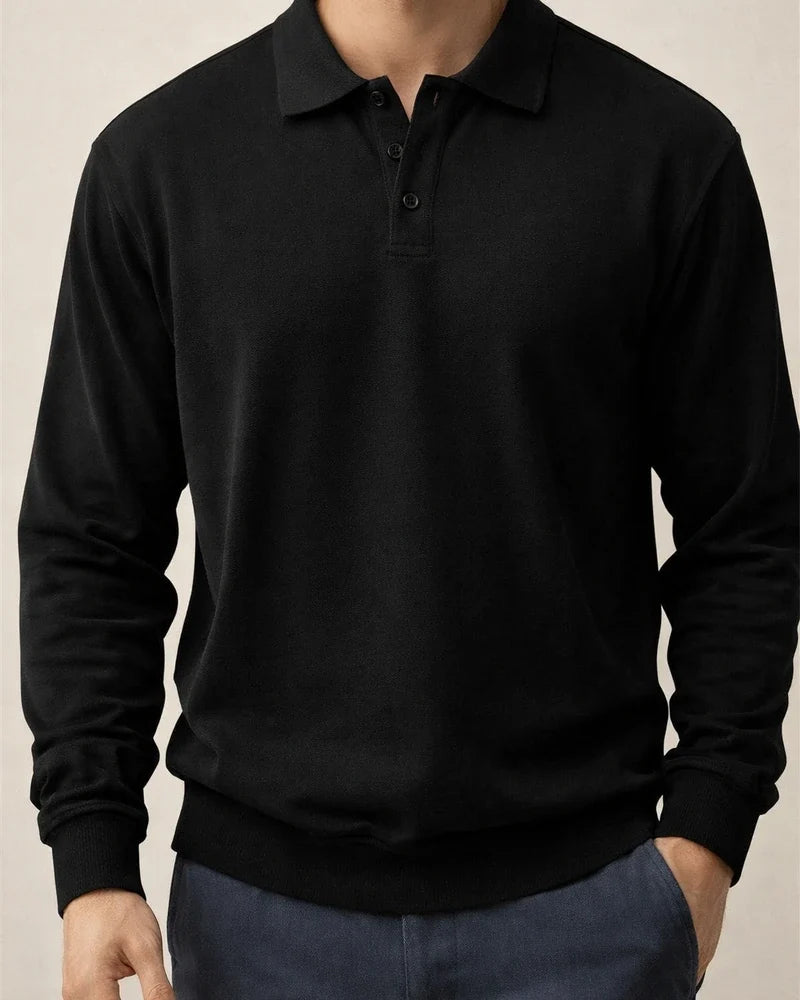 New Men's Fall Outdoor Sports Long-sleeved Polo Shirt Men's Lapel Tops | JRSEE:fd6a9cdf-4b7b-4fa3-b75c-711c40dc5082