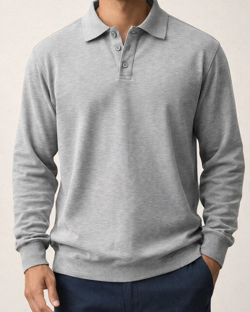 New Men's Fall Outdoor Sports Long-sleeved Polo Shirt Men's Lapel Tops | JRSEE:9aff006d-aef2-4d71-ba1d-99f9090c1fd9