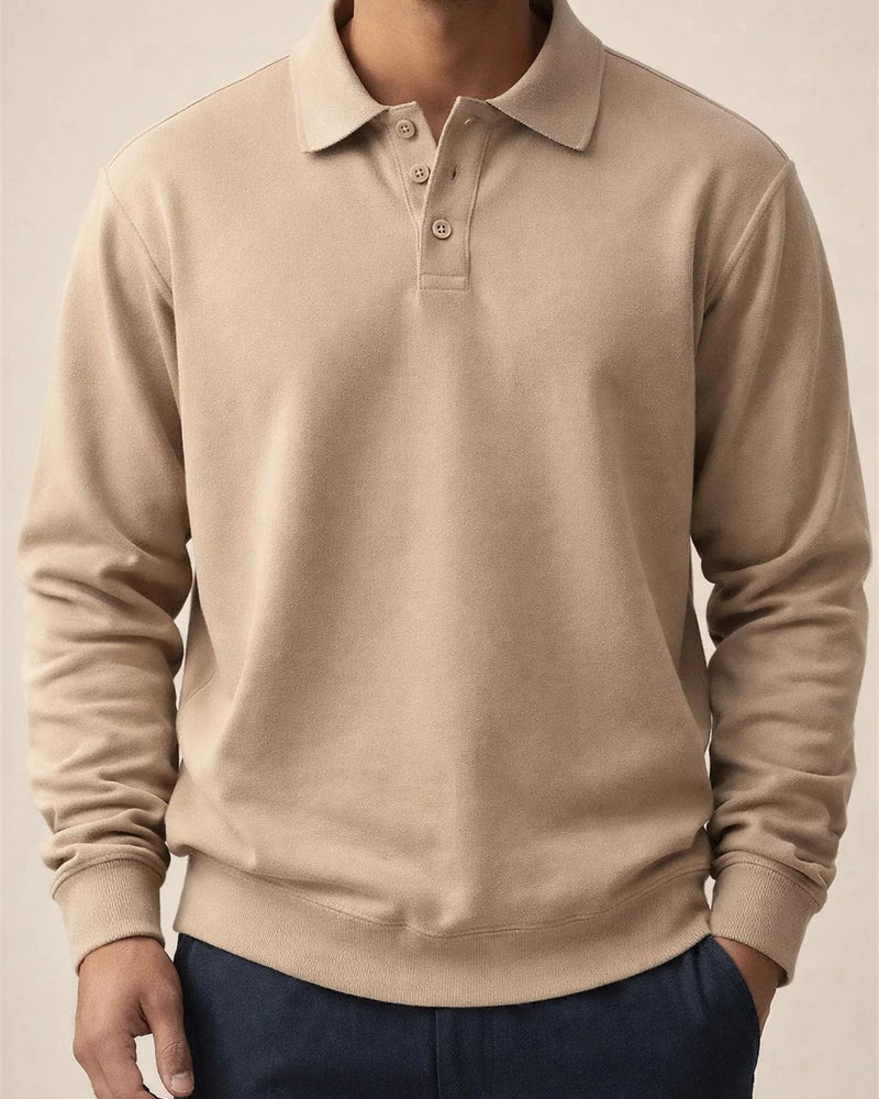 New Men's Fall Outdoor Sports Long-sleeved Polo Shirt Men's Lapel Tops | JRSEE:88130978-8d70-42a4-a5ae-9b054b4b1970