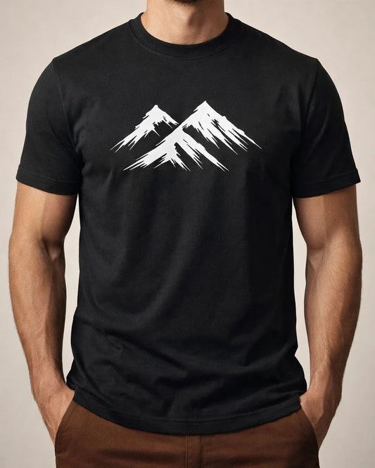 New Men's Short-sleeved T-shirt Mountain Print Vacation Summer Casual Sports Tops | JRSEE:cbeaffc3-5e12-40eb-a986-55ed0b7b3cfa
