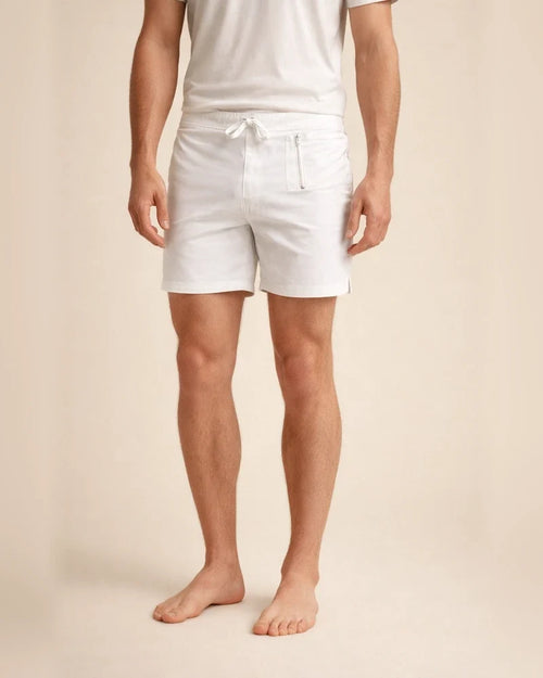 New Men's Swimming Trunks Flat Corner Quick-drying Beach Pants Swimsuit Vertical Pocket Swimming Trunks | JRSEE:b15ad574-2775-45c6-943e-58d7f04017b6