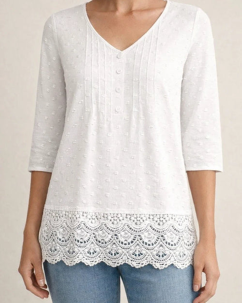 New Mori Hollow Out Embroidered Lace Short Fashion Casual Women's Shirt | JRSEE:3f43be2c-9200-4fd9-9d7e-11c30498f4f4