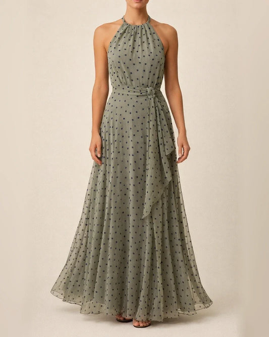 New Round Neck Sleeveless Printed Pleated Dress Women's Dress | JRSEE:4ccd487c-b92b-482b-b718-bac48ccfae4b