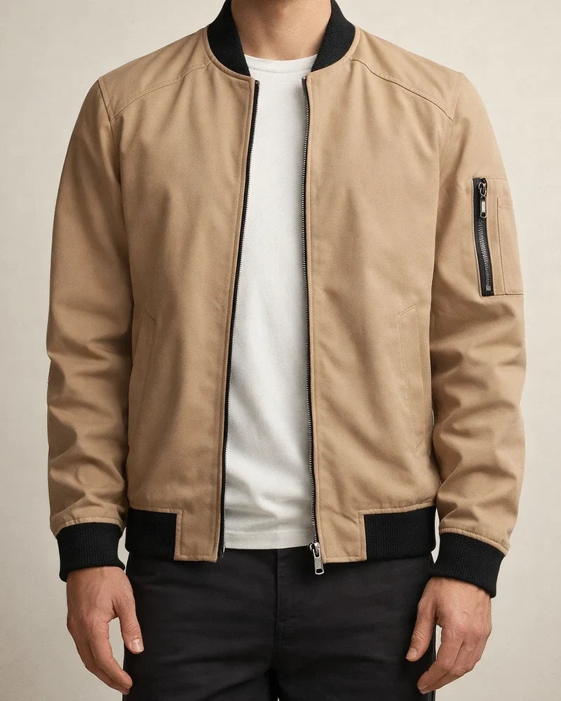 New Solid Color Spring and Autumn Men's Thin Section Jacket Casual Jacket Men's Baseball Clothing Men's Clothing | JRSEE:b3c122b5-1296-4c8e-8202-906b4cd09f8c