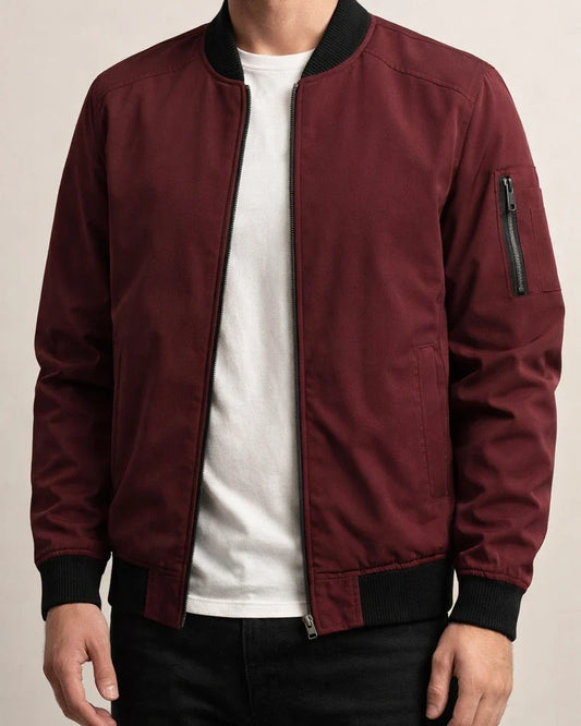 New Solid Color Spring and Autumn Men's Thin Section Jacket Casual Jacket Men's Baseball Clothing Men's Clothing | JRSEE:535dc239-3a1b-4a2d-aa74-b04bbb6430f3